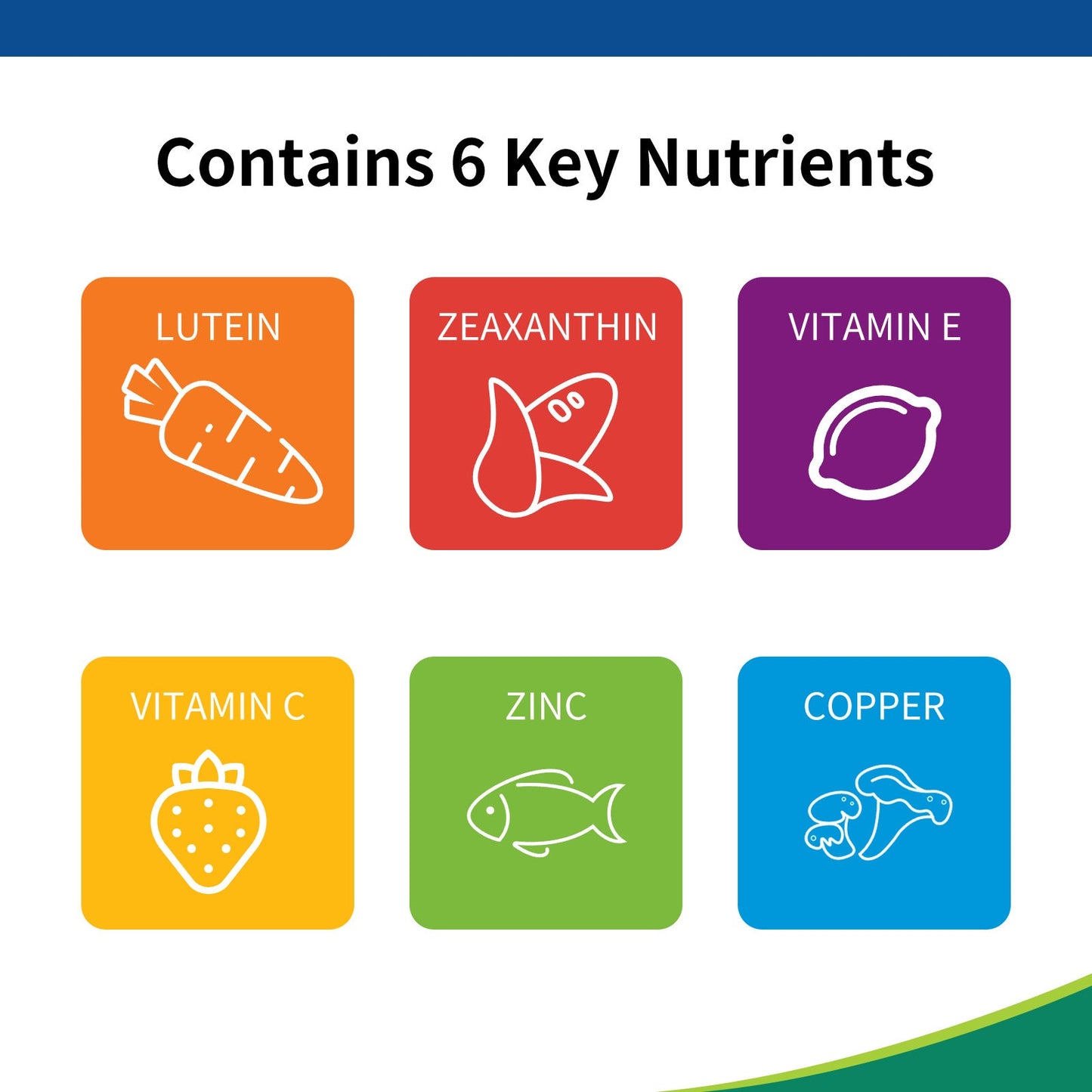 Lutein Eye Vitamin and Mineral Supplement Capsules