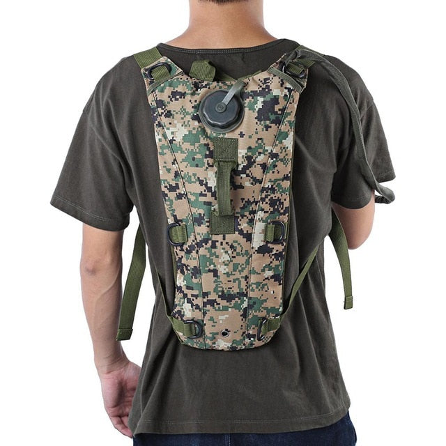 3L Tactical Hydration Backpack with Water Bag