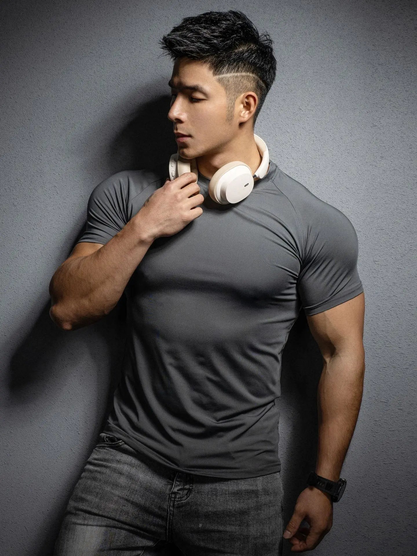 Men's High Performance Athletic T-Shirt for Workouts