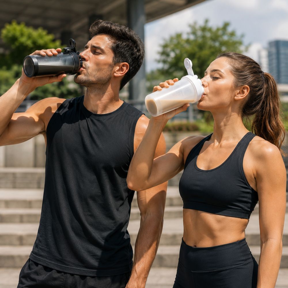 Protein Shakers & Water Bottles