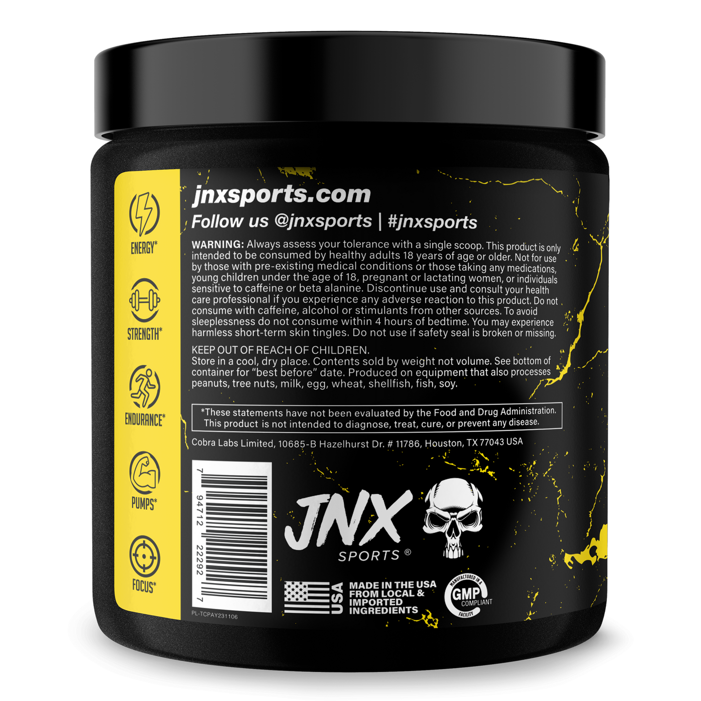 Pre-Workout for Energy and Workout Performance Support