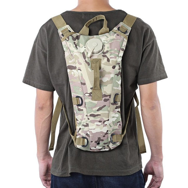 3L Tactical Hydration Backpack with Water Bag