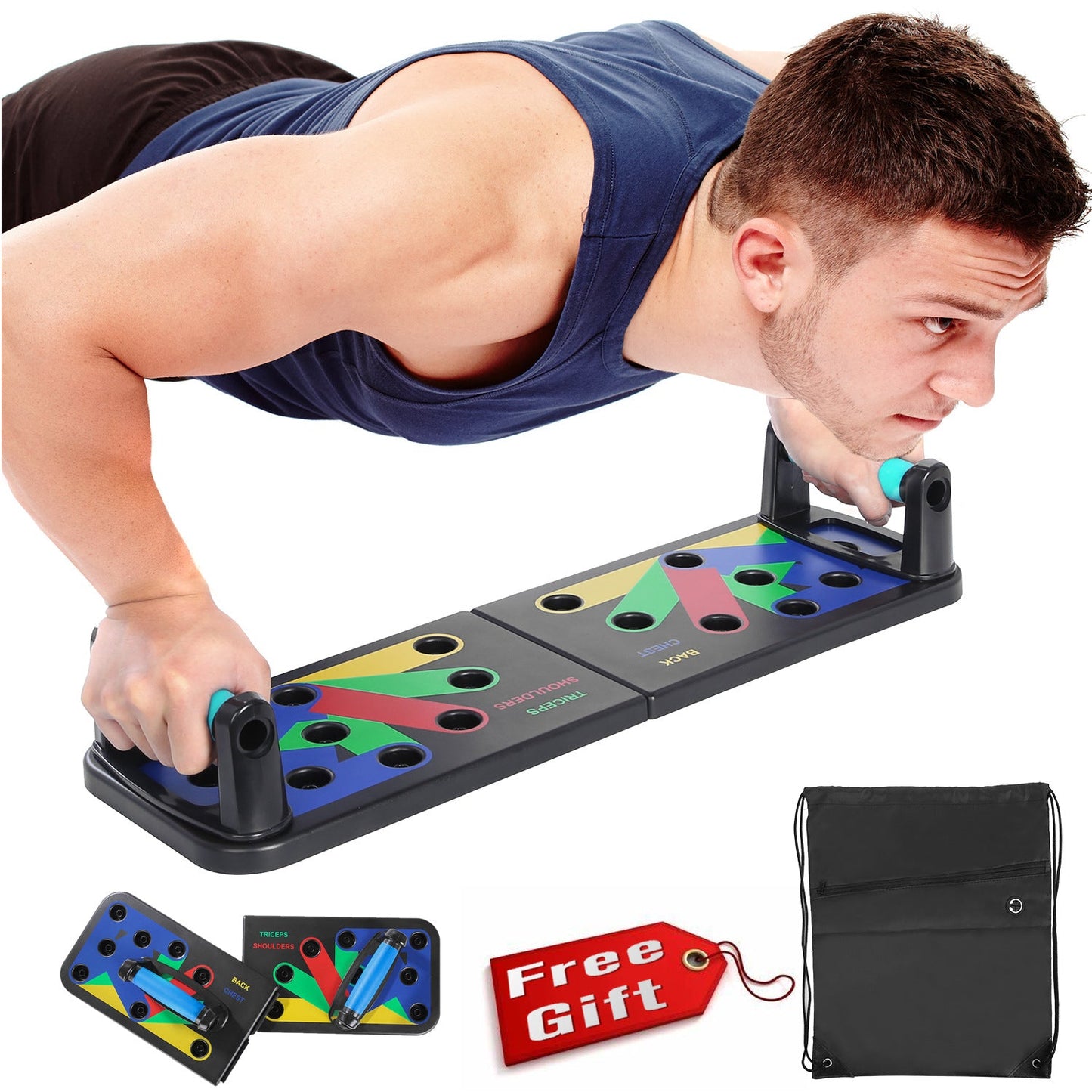 Foldable Multi-Function Push-Up Board Fitness Equipment