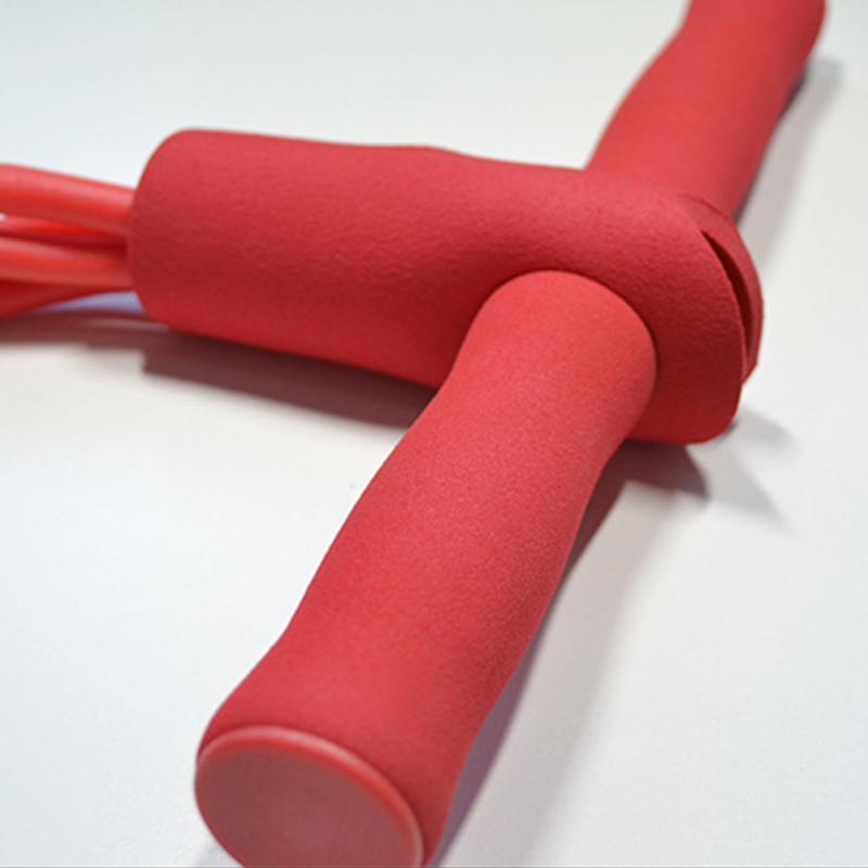 Natural Latex Foot Pedal Resistance Band with Handles