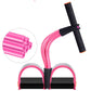 Natural Latex Foot Pedal Resistance Band with Handles
