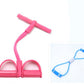 Natural Latex Foot Pedal Resistance Band with Handles