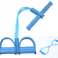 Natural Latex Foot Pedal Resistance Band with Handles