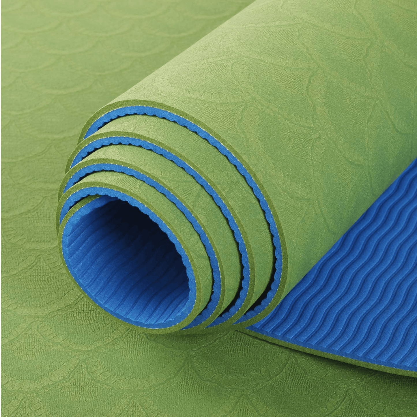 Sports 2-Tone TPE Premium Yoga Mat