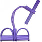 Natural Latex Foot Pedal Resistance Band with Handles