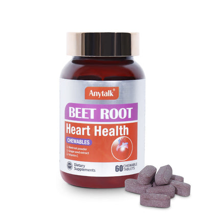 Heart Health Beetroot Multivitamin Chewable Tablets Support