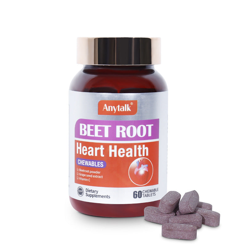 Heart Health Beetroot Multivitamin Chewable Tablets Support