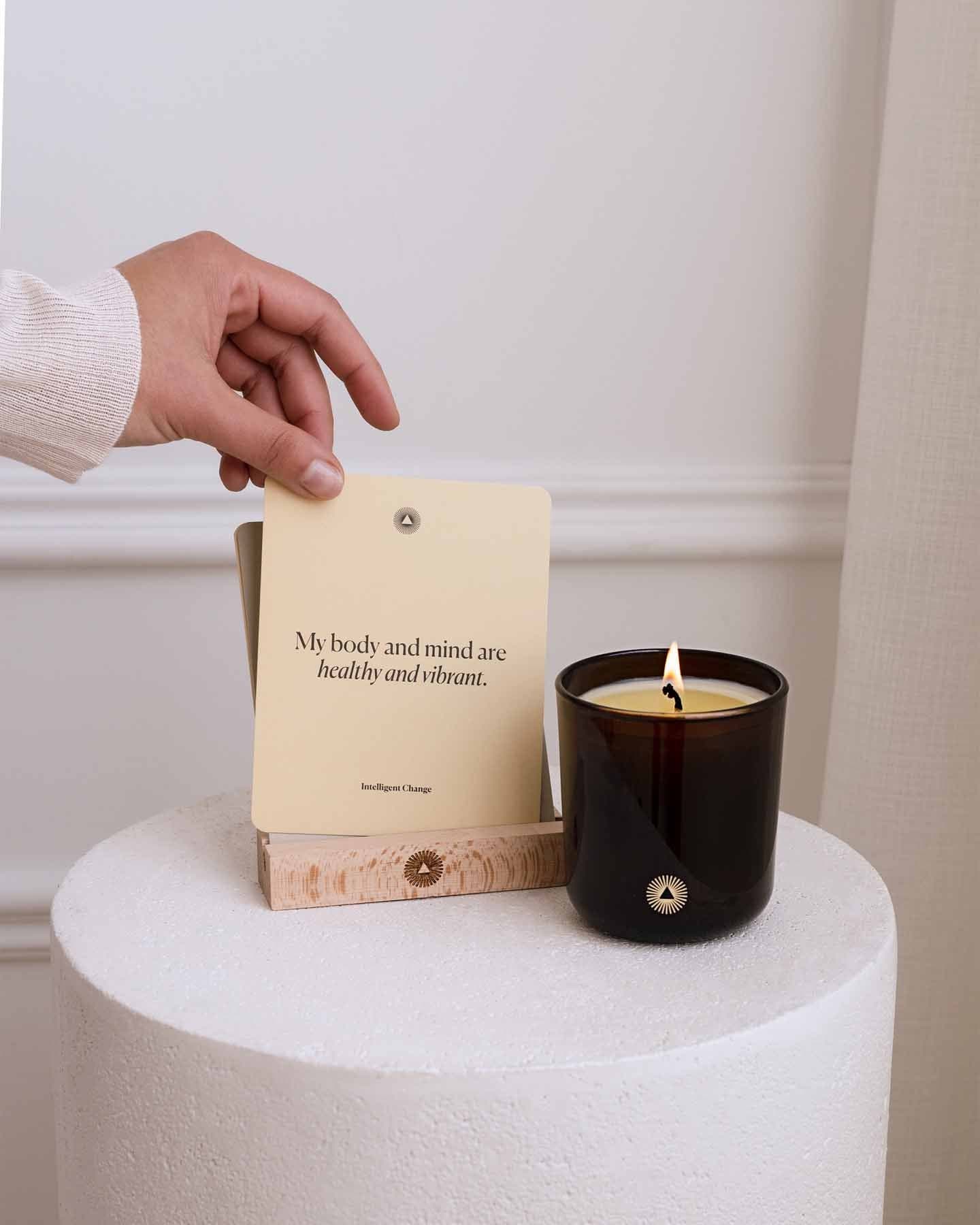 Grateful Pure Essential Oil Candle for Relaxation