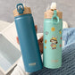 Stainless Steel Thermos Mug with Straw Thermal Insulation