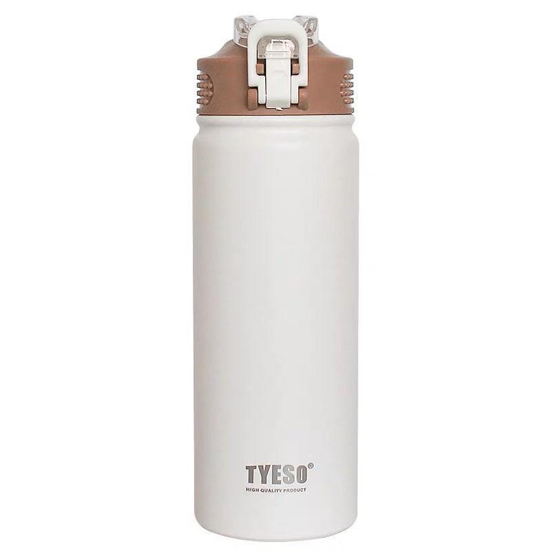 Stainless Steel Thermos Mug with Straw Thermal Insulation