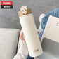 Stainless Steel Thermos Mug with Straw Thermal Insulation