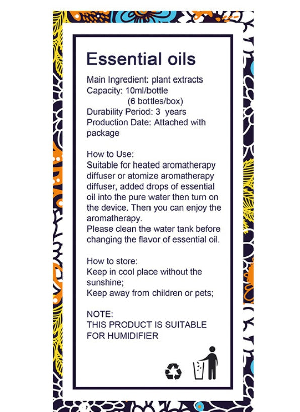 Botanical Aromatherapy Essential Oil for Relaxation and Wellness
