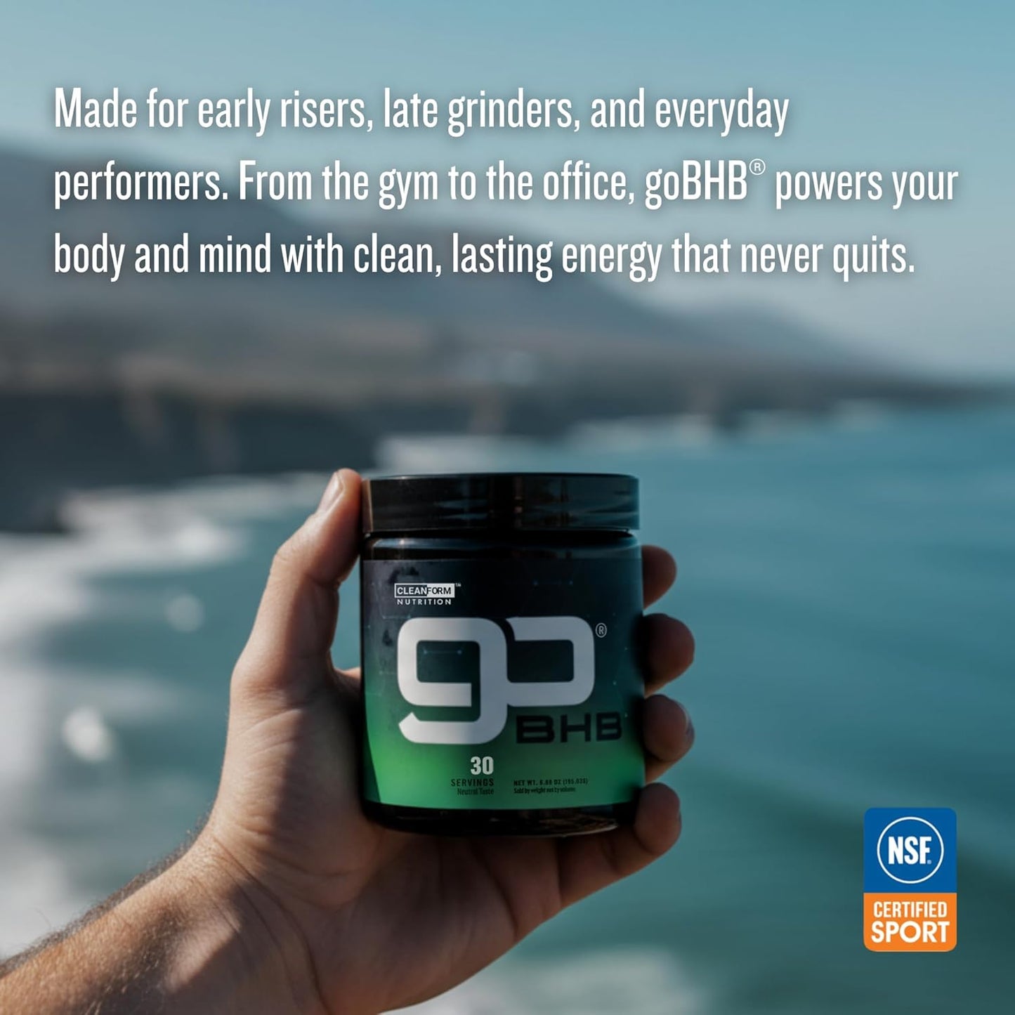 Exogenous Ketone Supplement for Energy and Focus