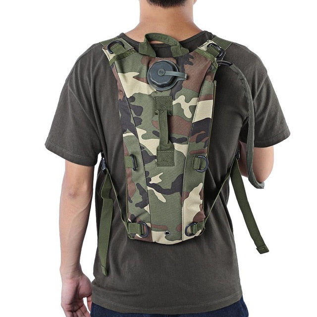 3L Tactical Hydration Backpack with Water Bag