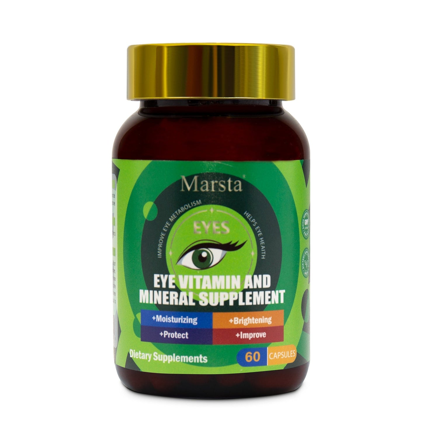 Lutein Eye Vitamin and Mineral Supplement Capsules