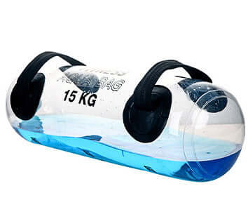Transparent Water-Filled Fitness Dumbbell for Strength Training Exercise