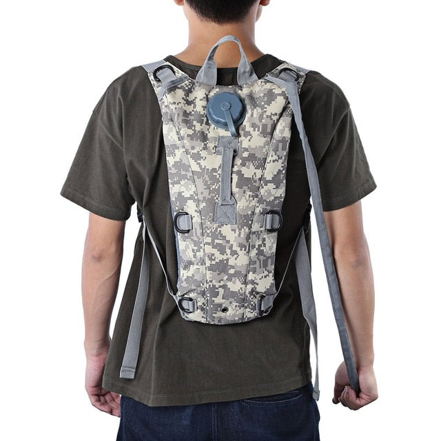 3L Tactical Hydration Backpack with Water Bag
