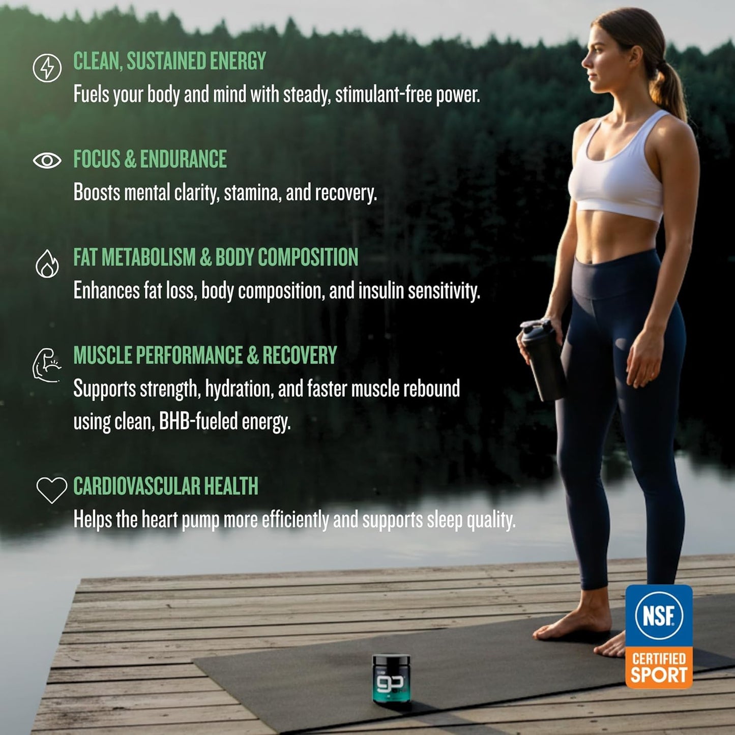 Exogenous Ketone Supplement for Energy and Focus
