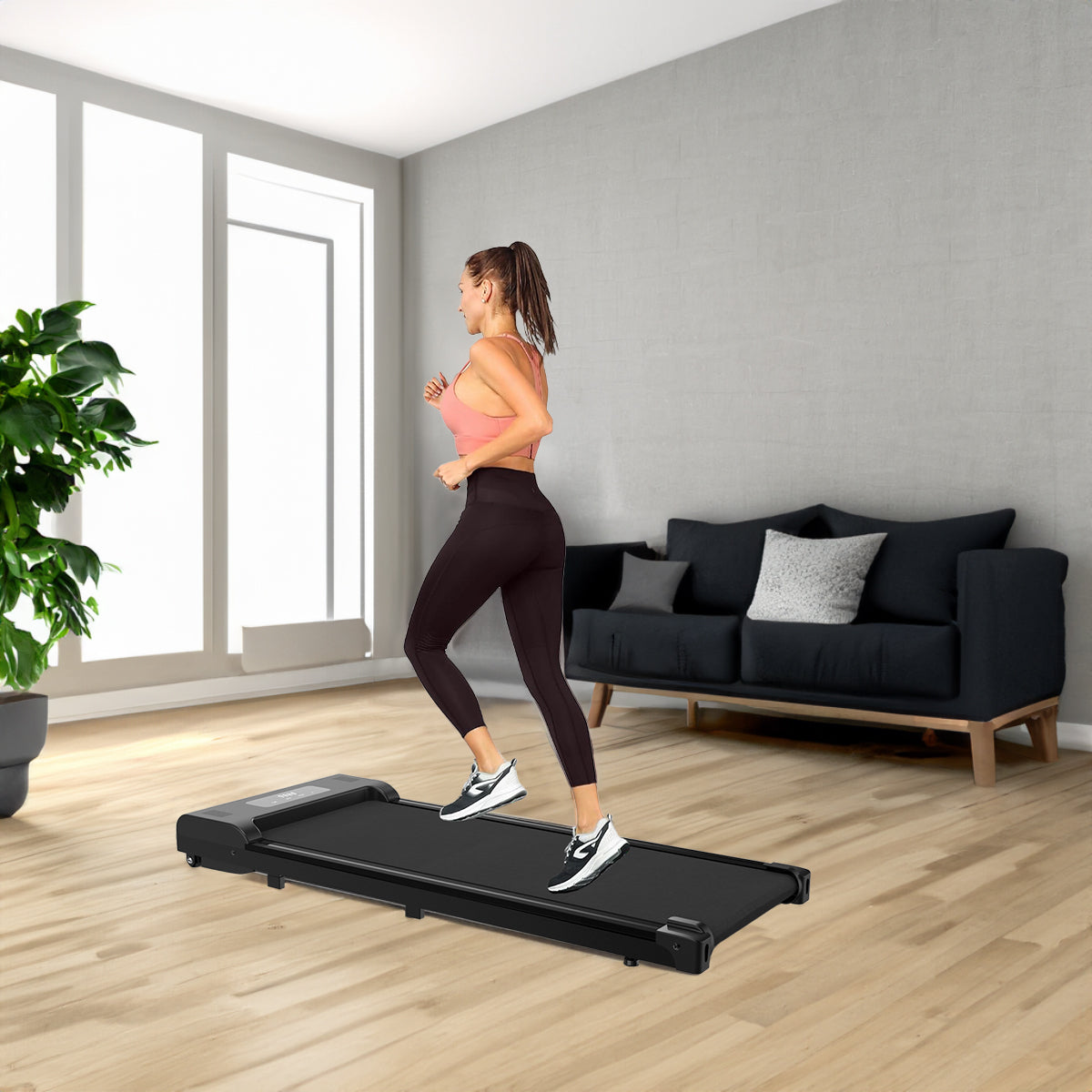 Under-Desk Treadmill Portable Walking Pad Remote LED Display