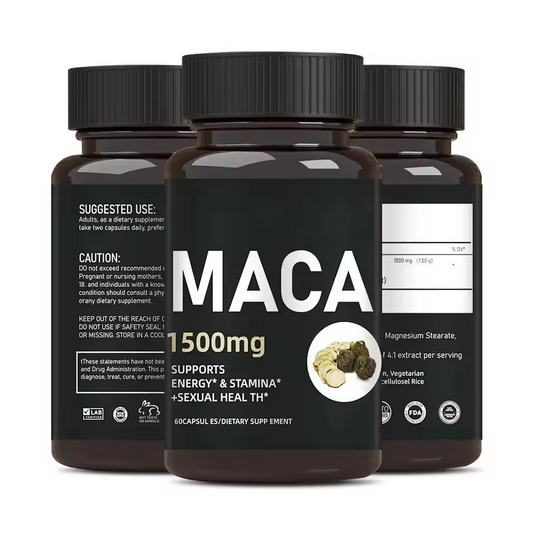 Maca Root Extract Capsules for Energy and Stamina Support