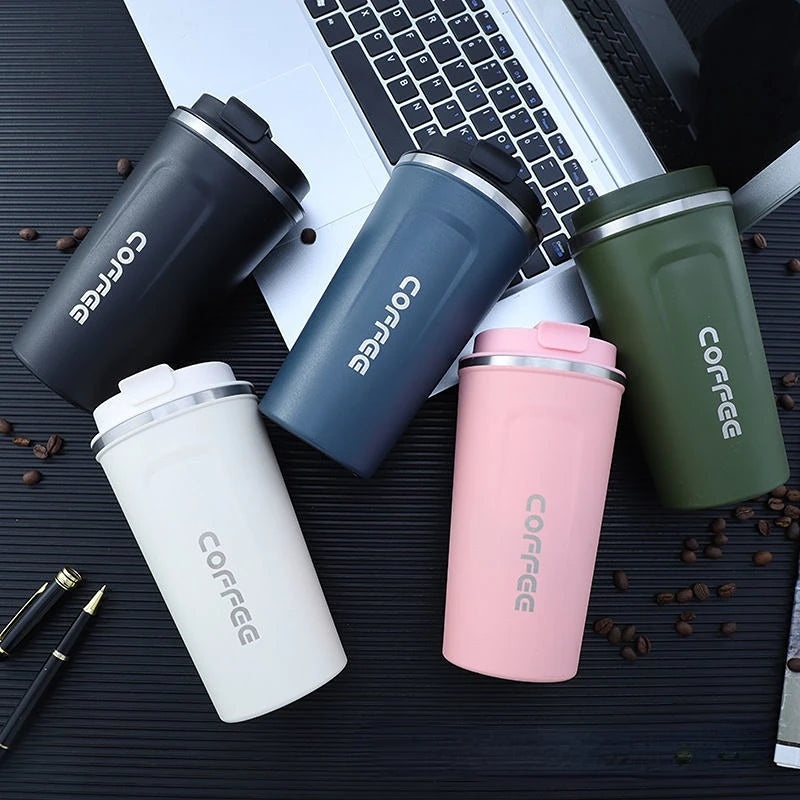 Stainless Steel Travel Coffee Mug with Vacuum Insulation
