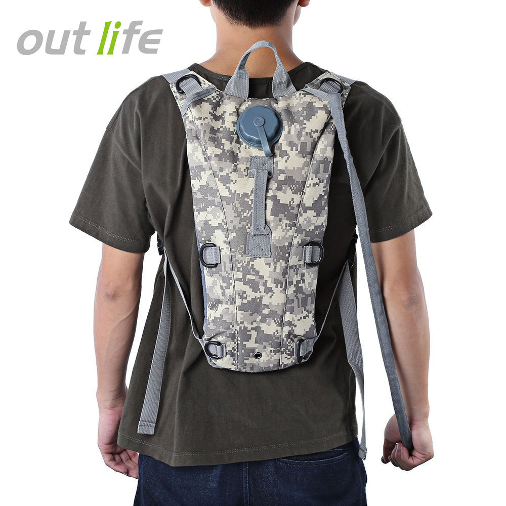 3L Tactical Hydration Backpack with Water Bag