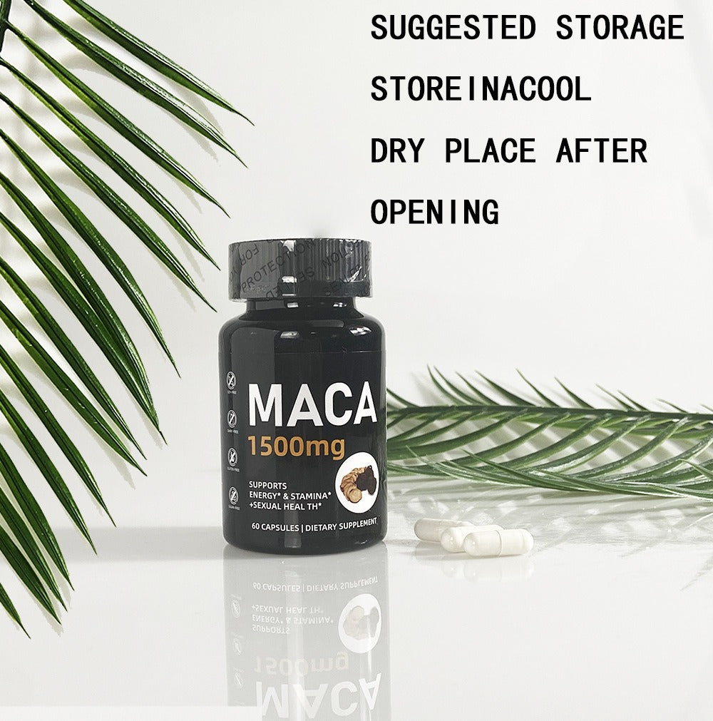 Maca Root Extract Capsules for Energy and Stamina Support