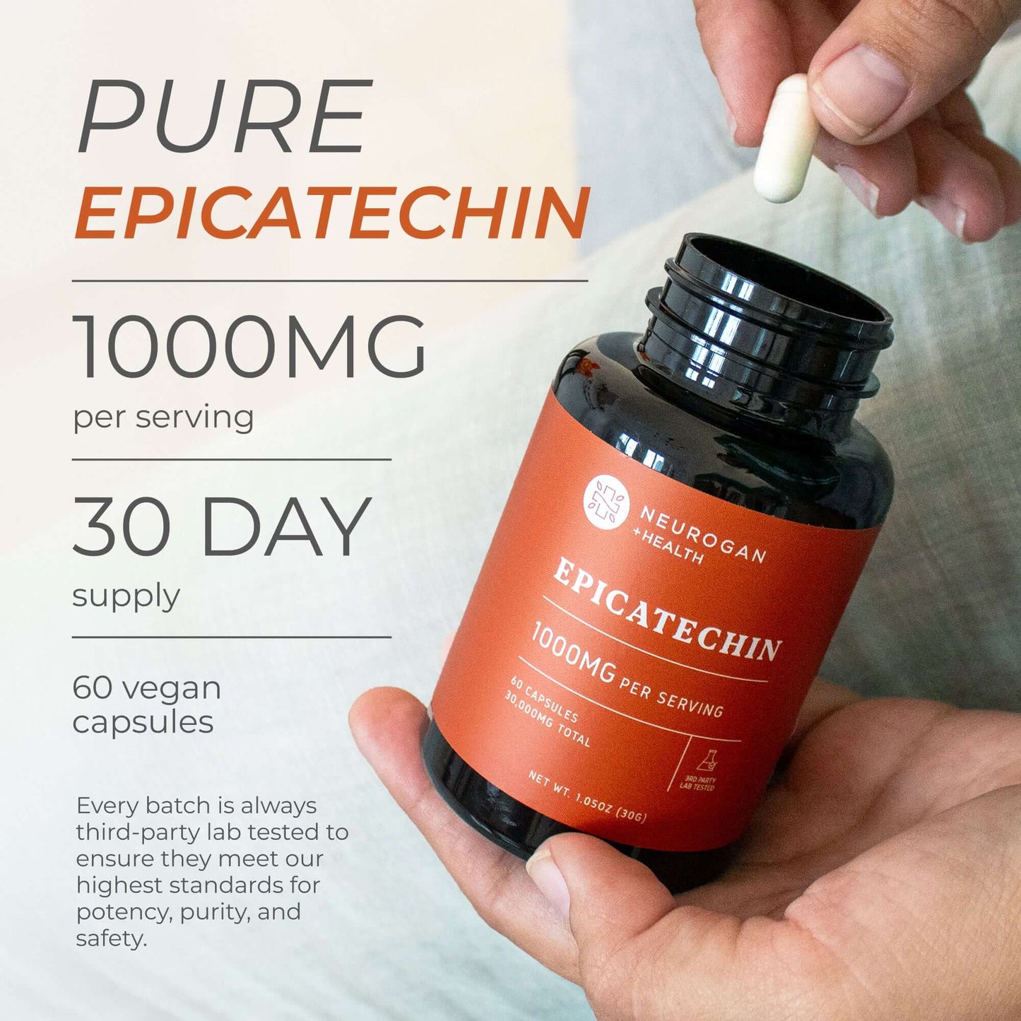 Epicatechin Supplement for Muscle Growth and Performance Support