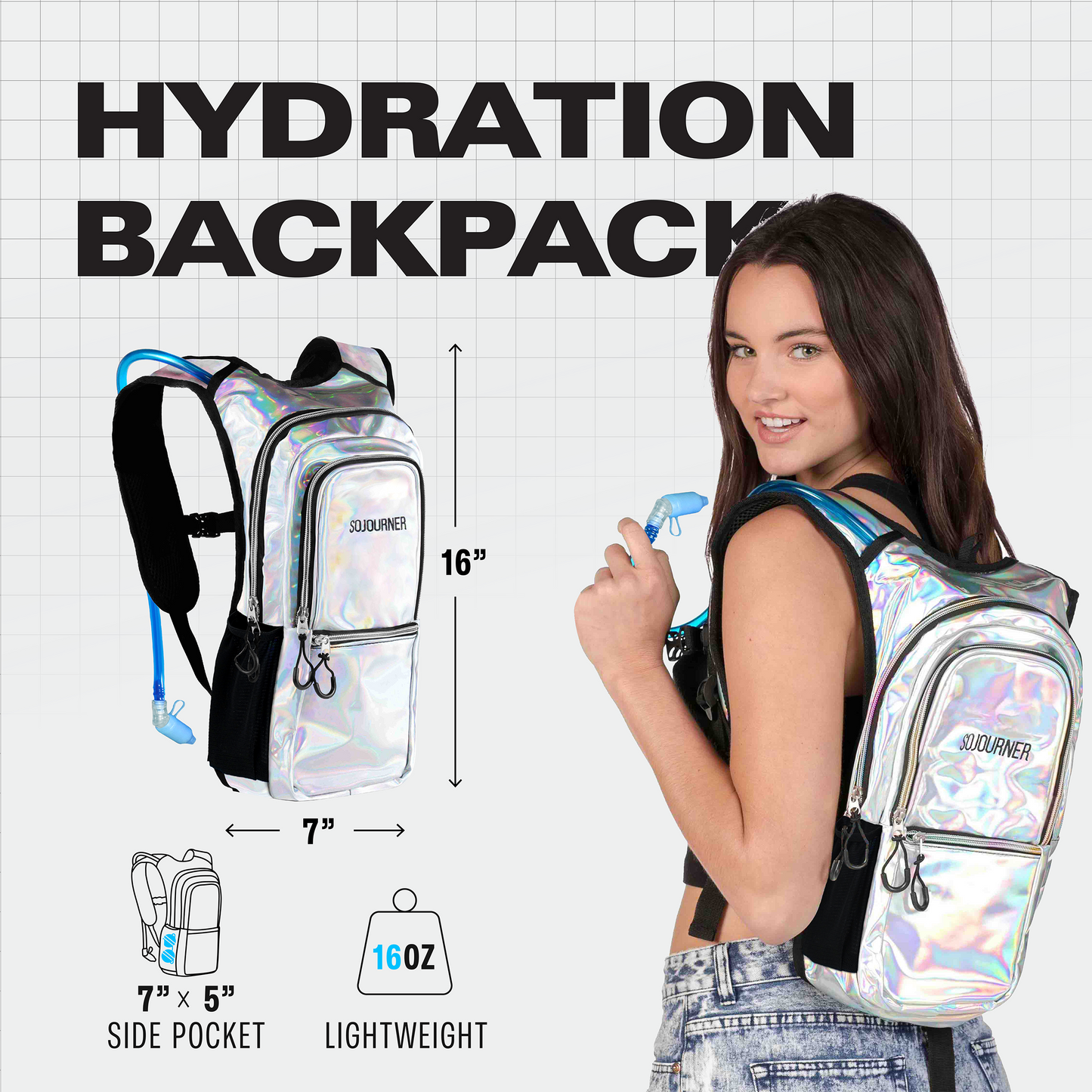 Medium Hydration Pack Backpack for Outdoor Adventures