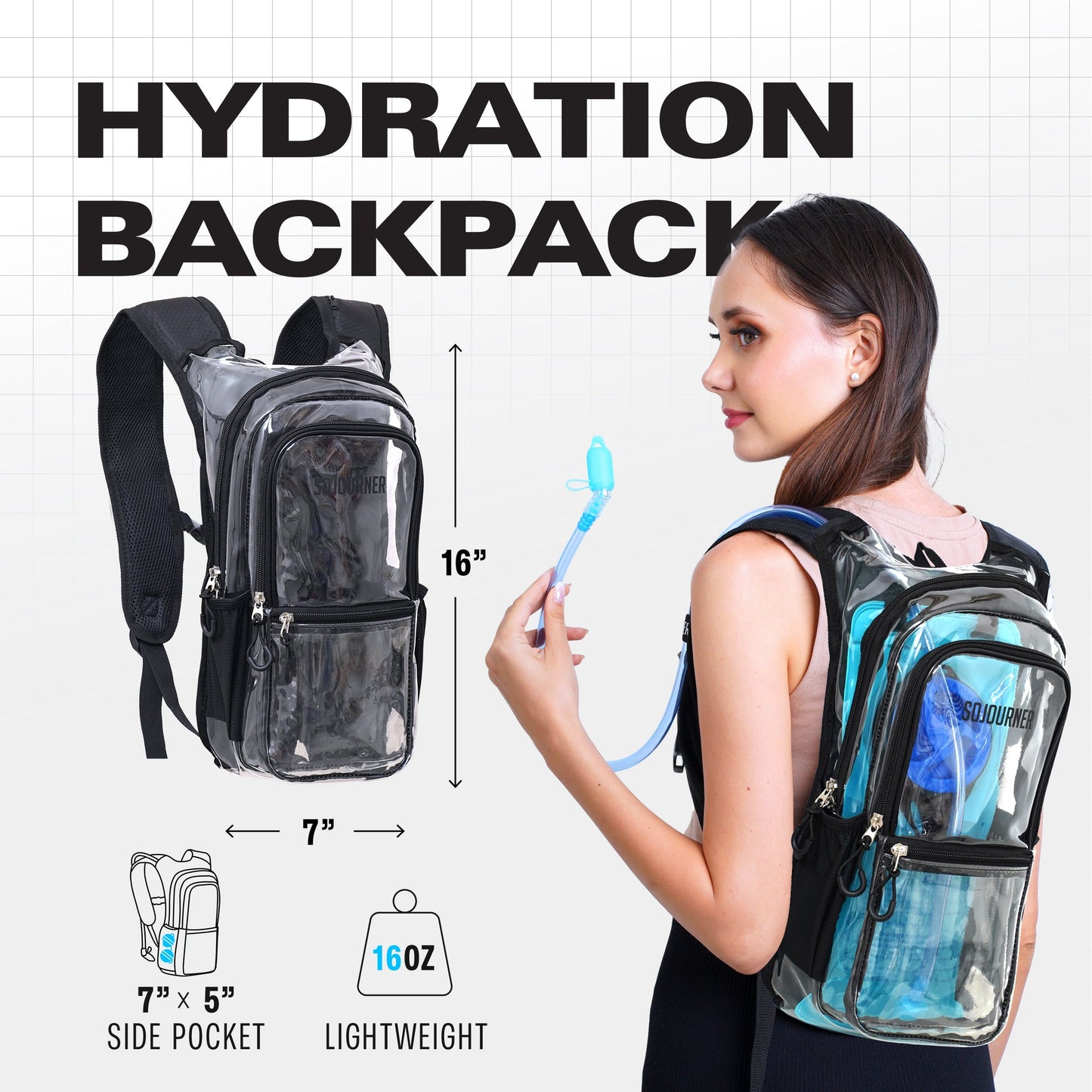 Medium Hydration Pack Backpack for Outdoor Adventures