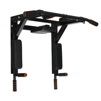 Wall Mounted Pull-Up Bar and Sandbag Training Rack