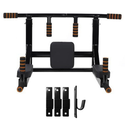 Wall Mounted Pull-Up Bar and Sandbag Training Rack