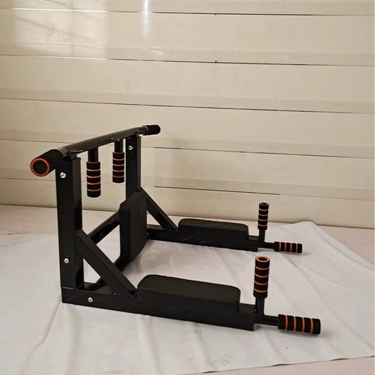 Wall Mounted Pull-Up Bar and Sandbag Training Rack