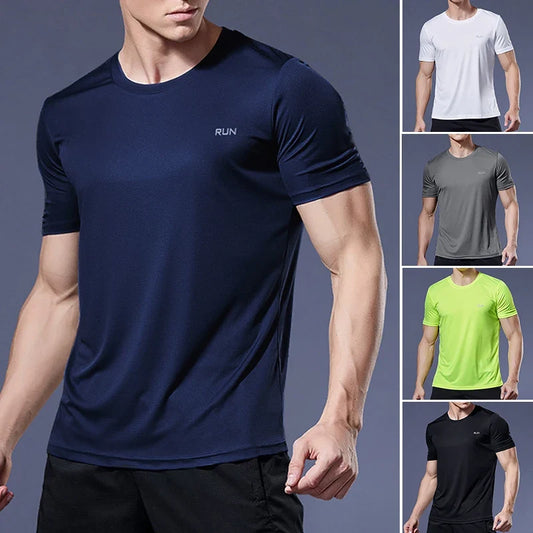 Men's Performance Running Tee for Sports Training