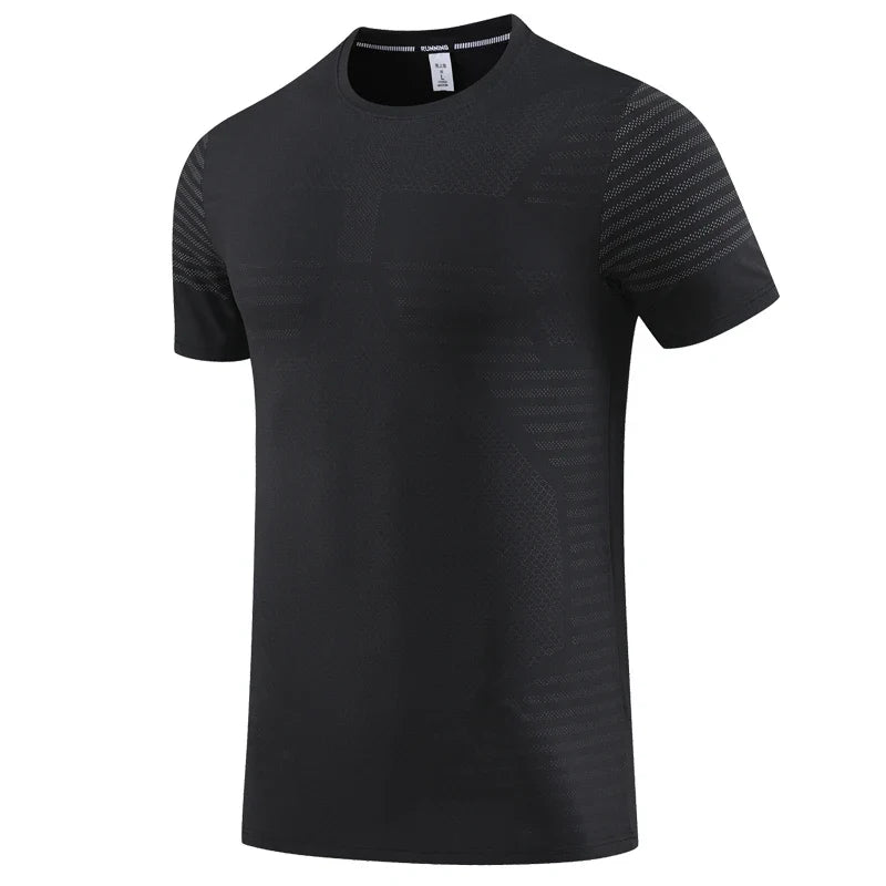 Men's Breathable Performance T-Shirt for Running Fitness