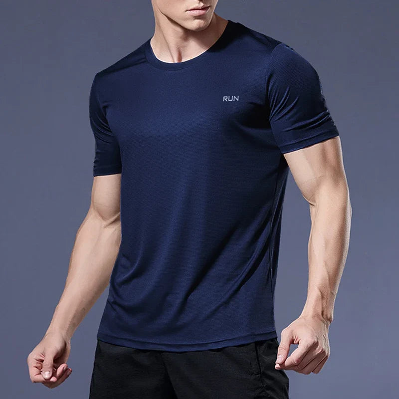 Men's Performance Running Tee for Sports Training