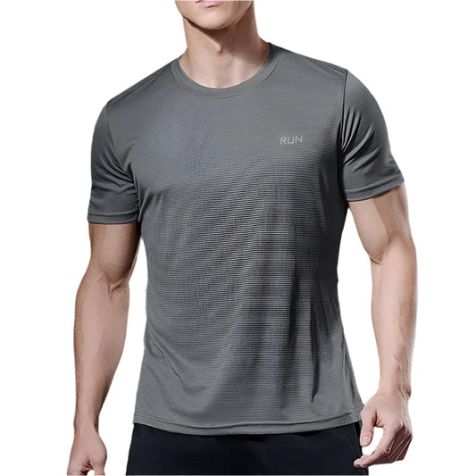 Men's Performance Running Tee for Sports Training