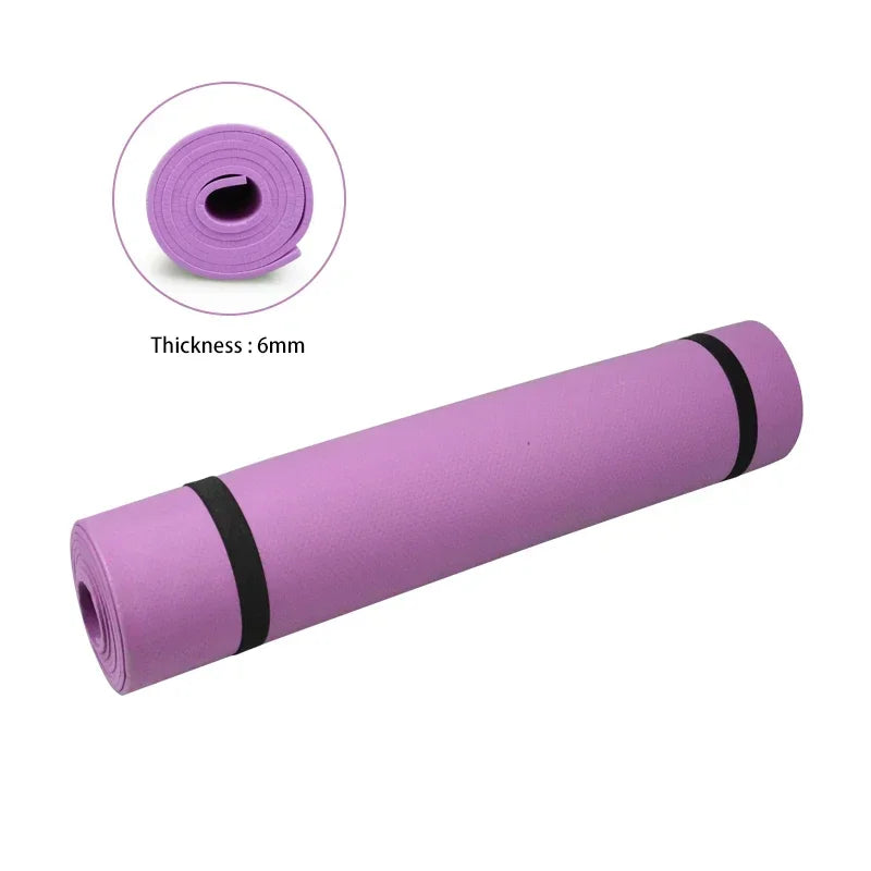 6mm Thick Non-Slip EVA Yoga Exercise Mat