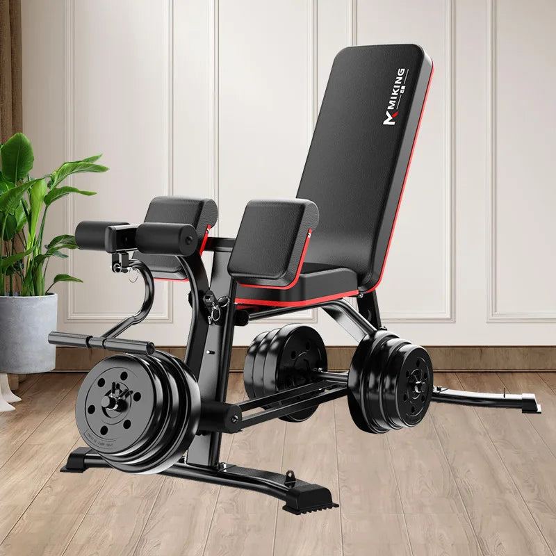 Upgraded Multifunction Weightlifting Bench for Home Strength Training