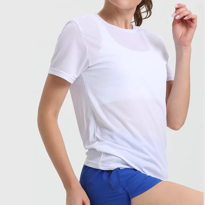 Women's Quick Dry Compression T-Shirt for Gym Running
