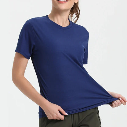 Women's Quick Dry Compression T-Shirt for Gym Running