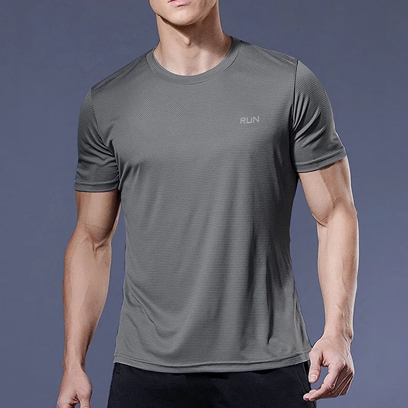 Men's Performance Running Tee for Sports Training