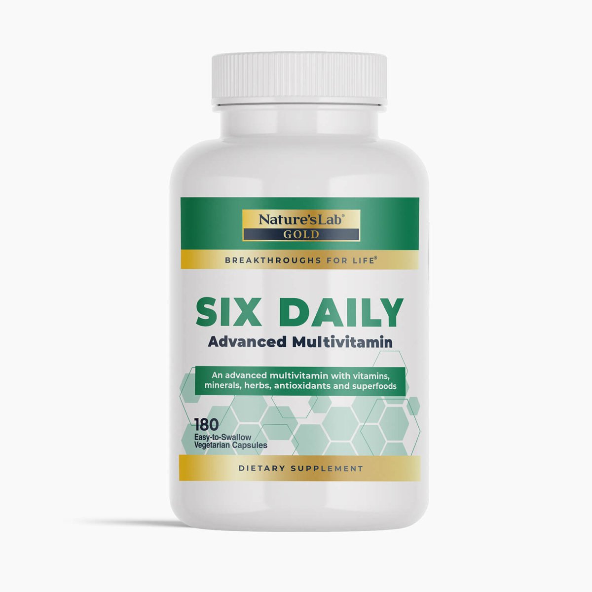 Gold Six Daily Advanced Multivitamin 180 Capsules
