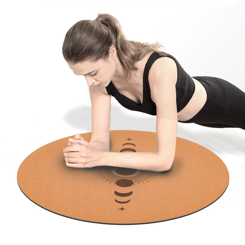 Cork Natural Rubber Meditation Mat Non-Slip Eco-Friendly