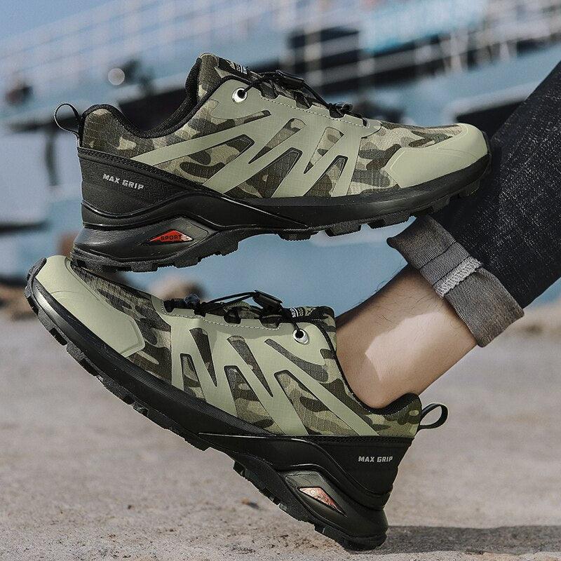 Men's Waterproof Trail Running Hiking Shoes Non-Slip Sneakers