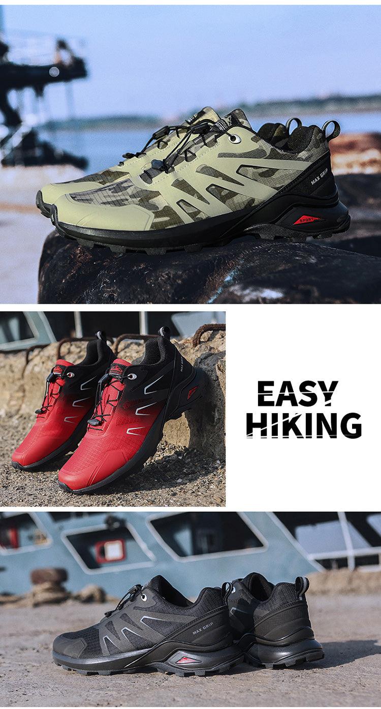 Men's Waterproof Trail Running Hiking Shoes Non-Slip Sneakers